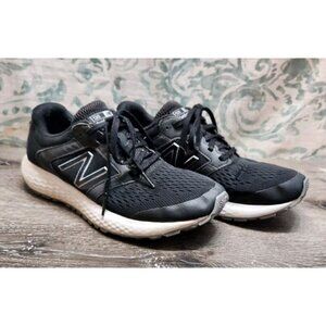 New Balance 520 W520LB8 Womens Black Lace Up Running Shoes Size US 8